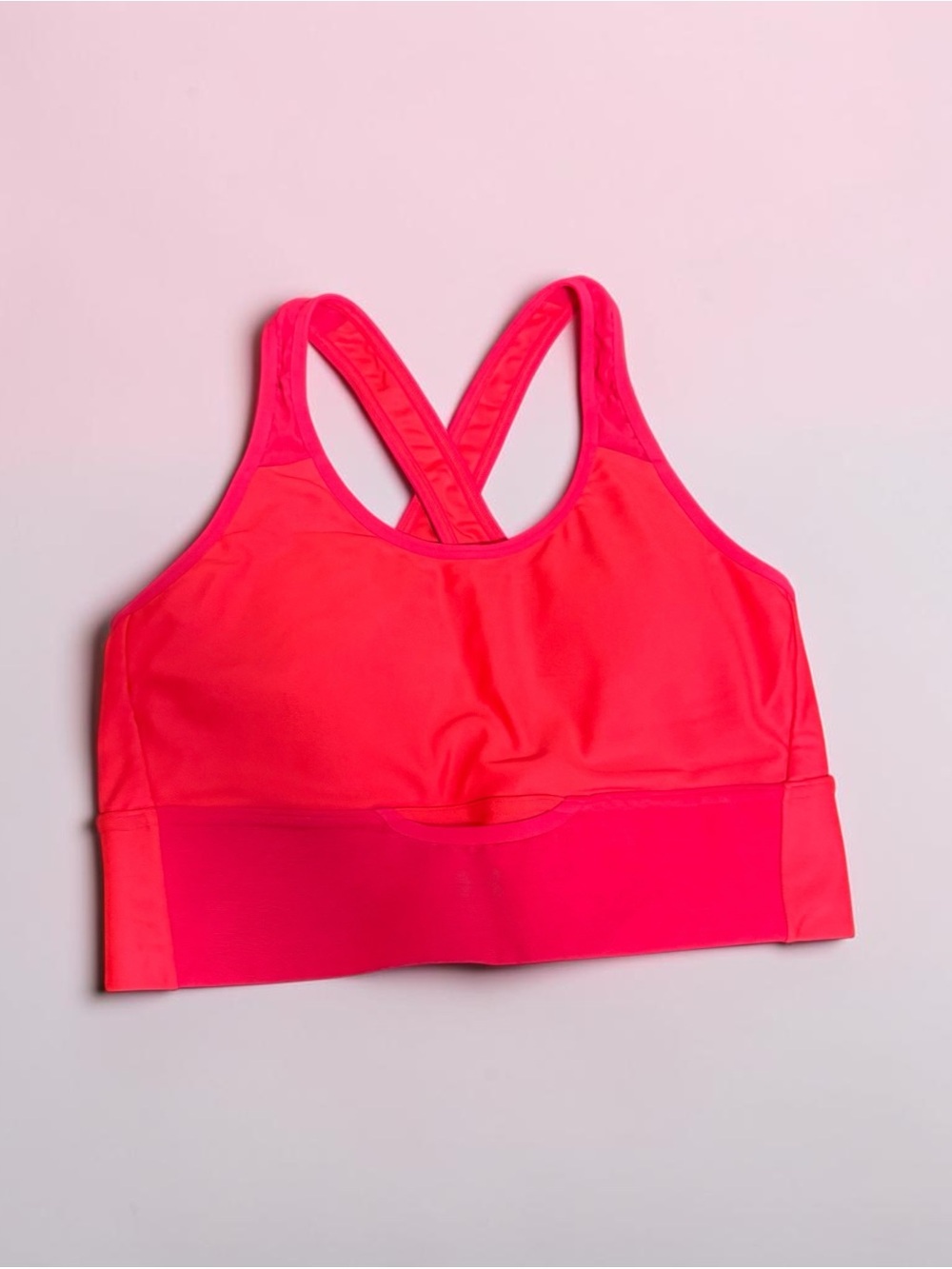 Under Armour Women's Hot Pink Compression Sports Bra